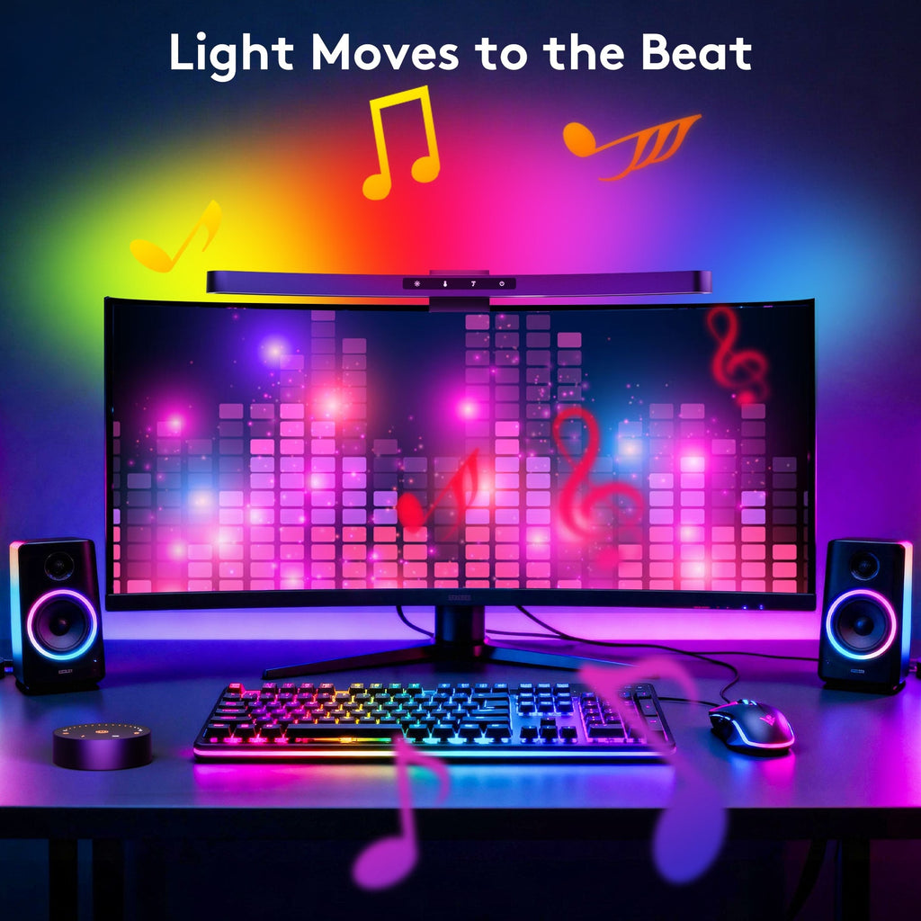 Curved Monitor Light Bar with Remote product image 2