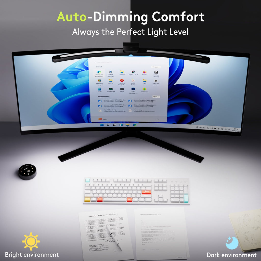 Foldable Dual-Head Monitor Light Bar product image 2