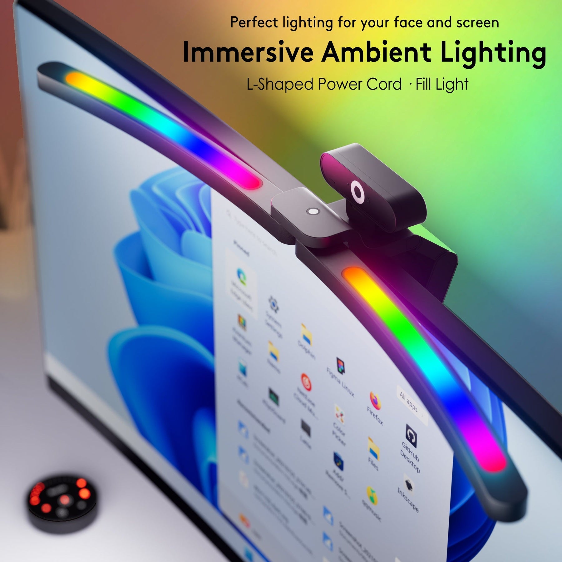 Foldable Dual-Head Monitor Light Bar product image 4