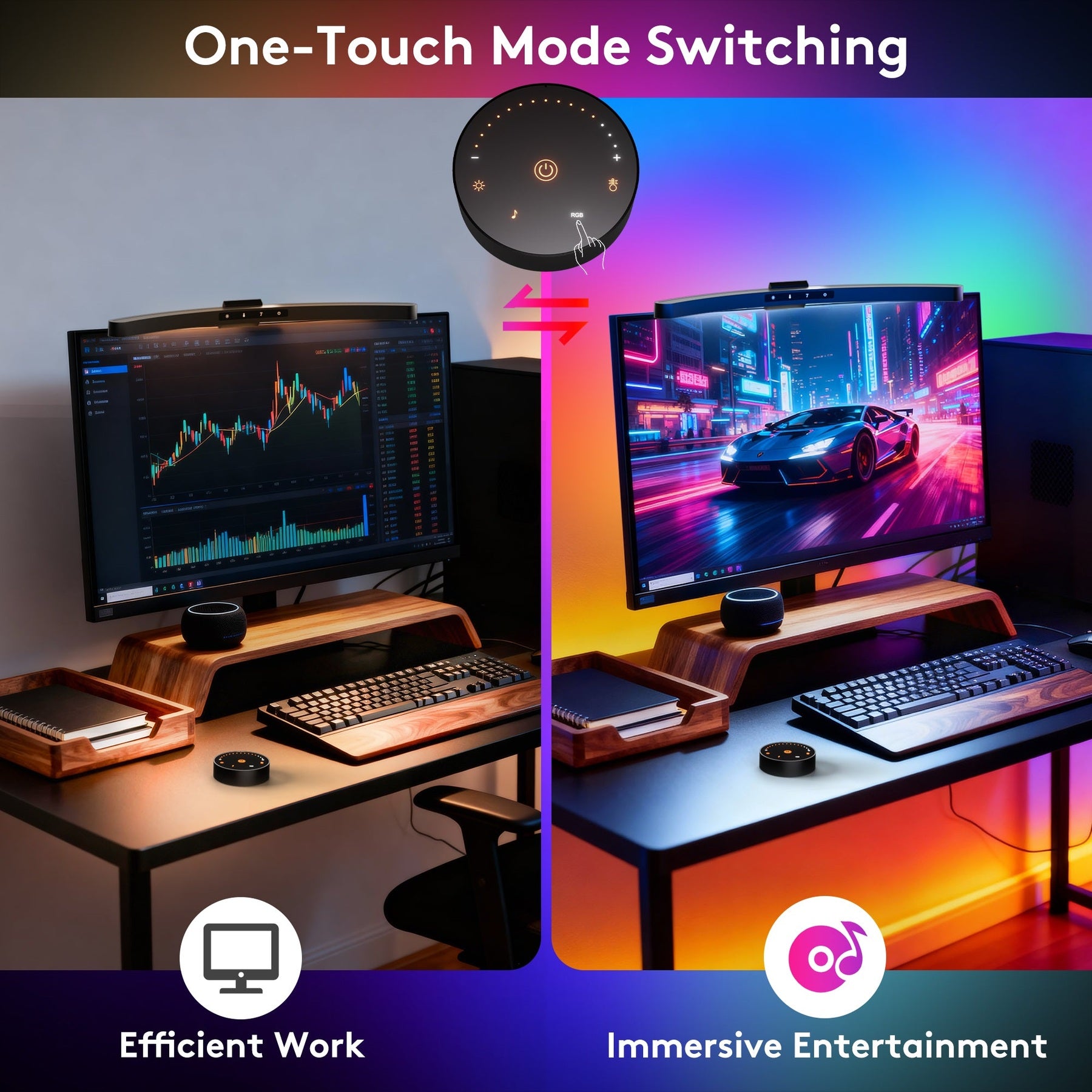 Curved Monitor Light Bar with Remote product image 4