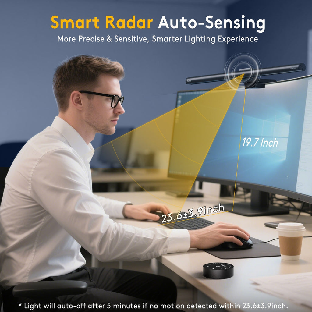 Deluxe Asymmetric Monitor Light Bar product image 3